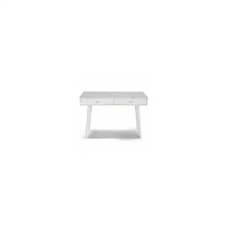HomeStock 3 in.H White Color Elm Writing Desks with No Storage