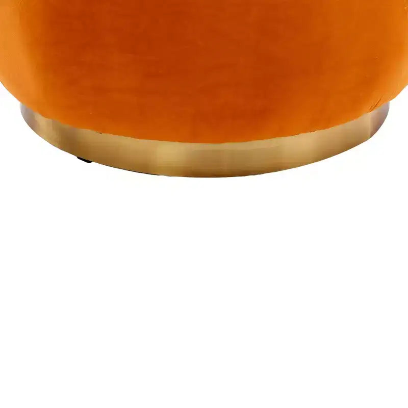 360 Swivel Accent Chair Barrel Chair Velvet Upholstered Armchair Round Cuddle Reading Chair Vanity Chair - ModernLuxe