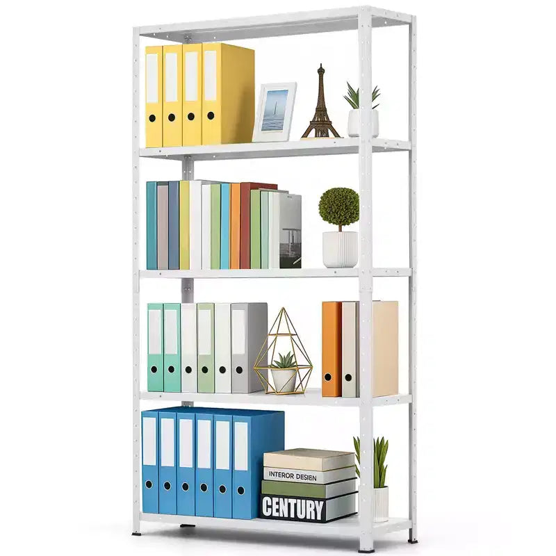 5-Shelf Shelving, Storage Shelves Metal Bookshelves for Storage, Adjustable Garage Shelving Heavy Duty Storage Rack Pantry Shelf Kitchen Shelving