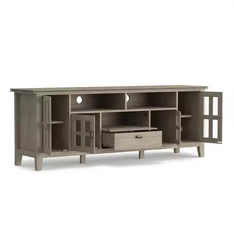 Stratford Solid Wood TV Stand for TVs up to 80 - WyndenHall