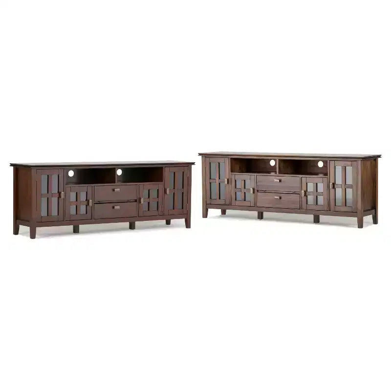 Stratford Solid Wood TV Stand for TVs up to 80 - WyndenHall