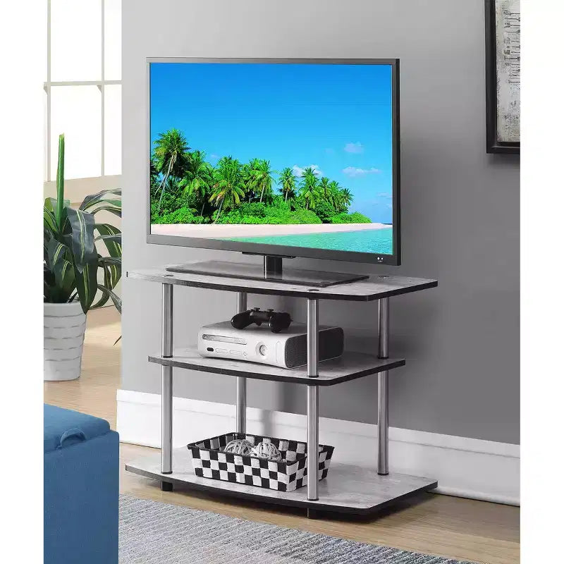 Designs2Go 3 Tier TV Stand for TVs up to 32 - Breighton Home