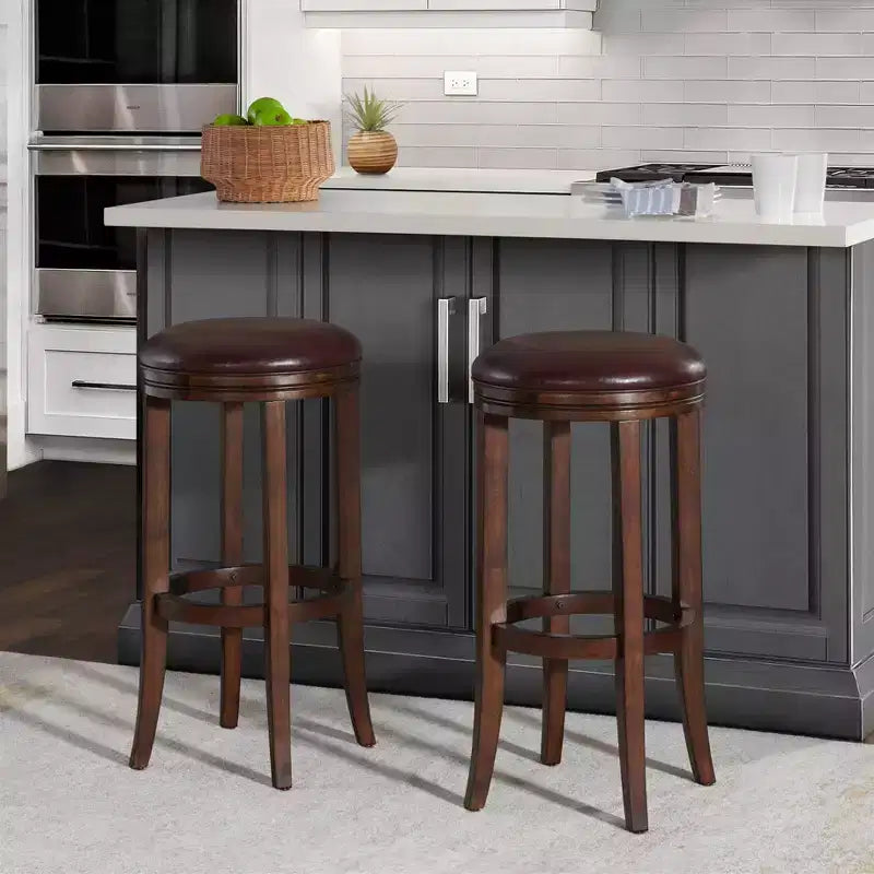 Set of 2 Natick Bar Height Stools - Alaterre Furniture