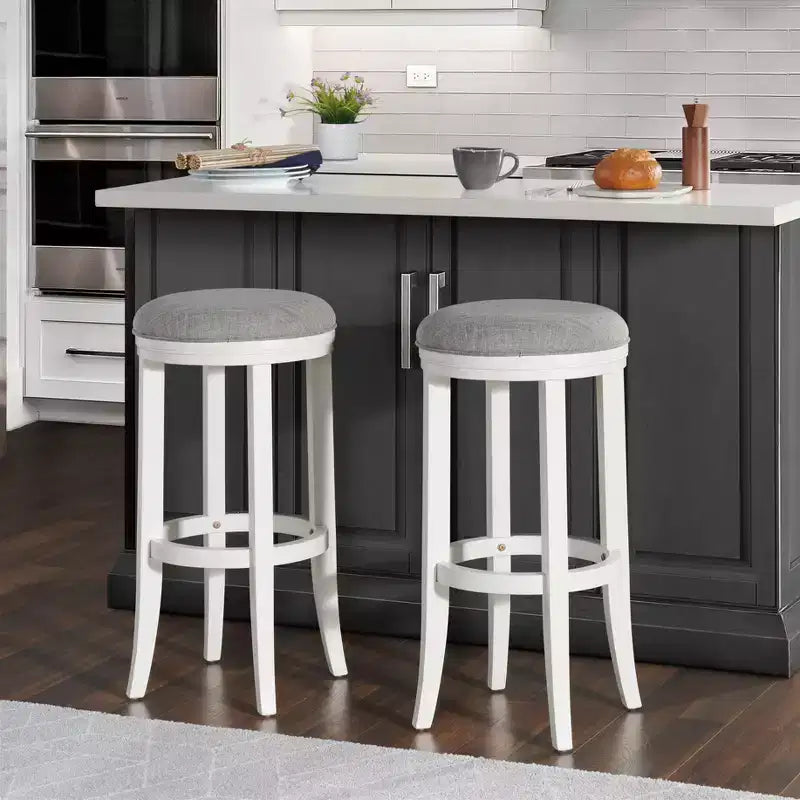 Set of 2 Natick Bar Height Stools - Alaterre Furniture