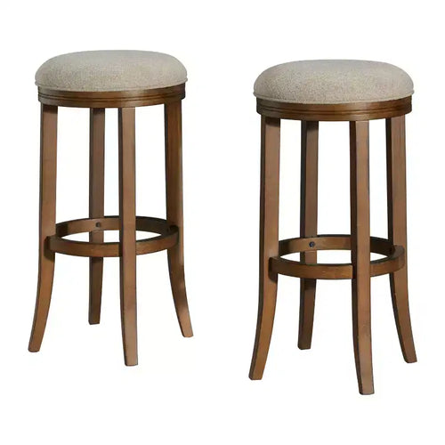 Set of 2 Natick Bar Height Stools - Alaterre Furniture